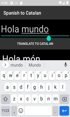 Spanish to Catalan Translator android App screenshot 2