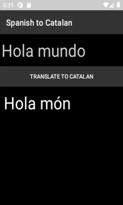 Spanish to Catalan Translator android App screenshot 3